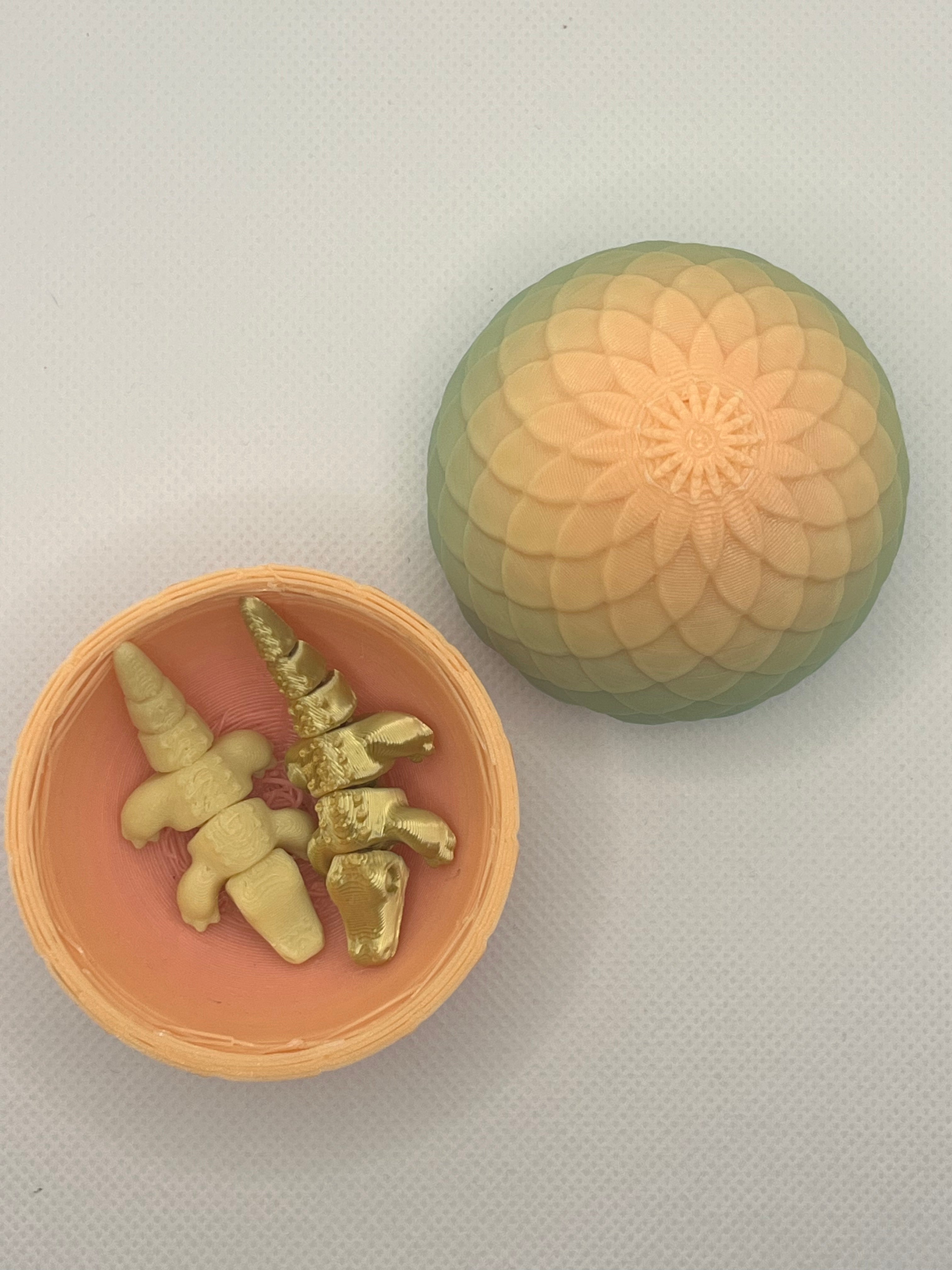 Glow in the dark dragon egg