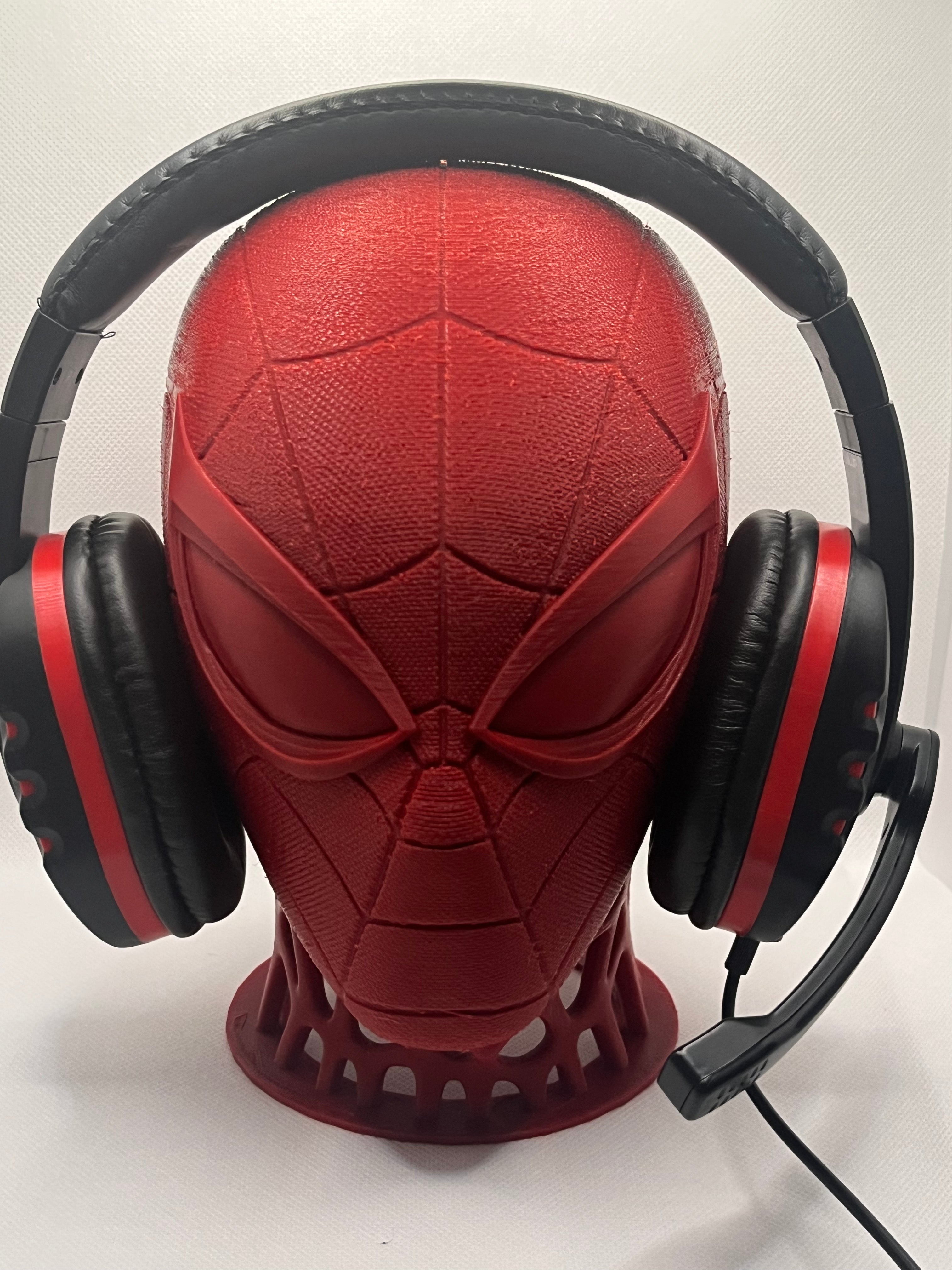Spiderman Head for gamer headset