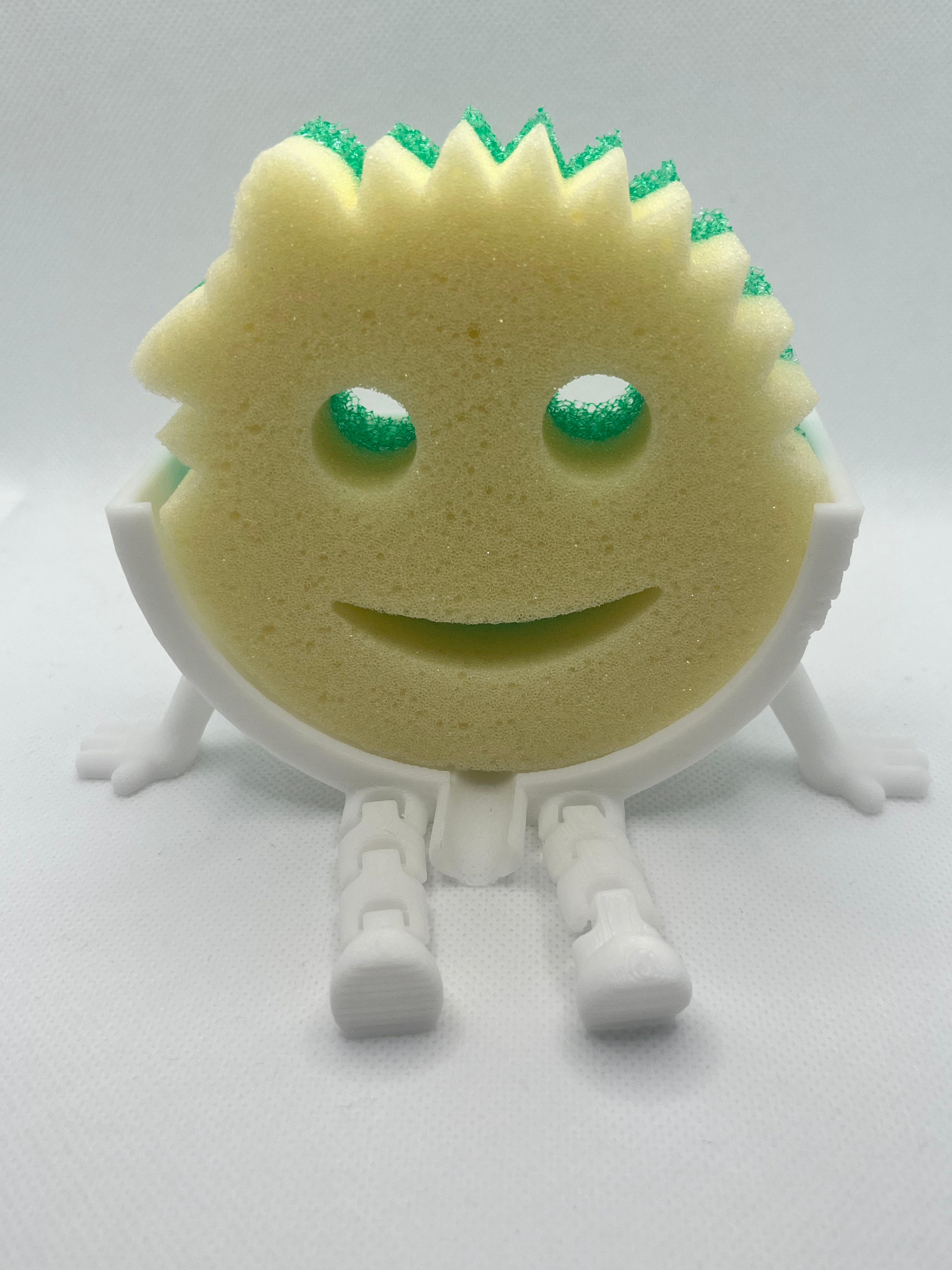 Smiley Sponge Holder with Legs – Kitchen Sink Organizer