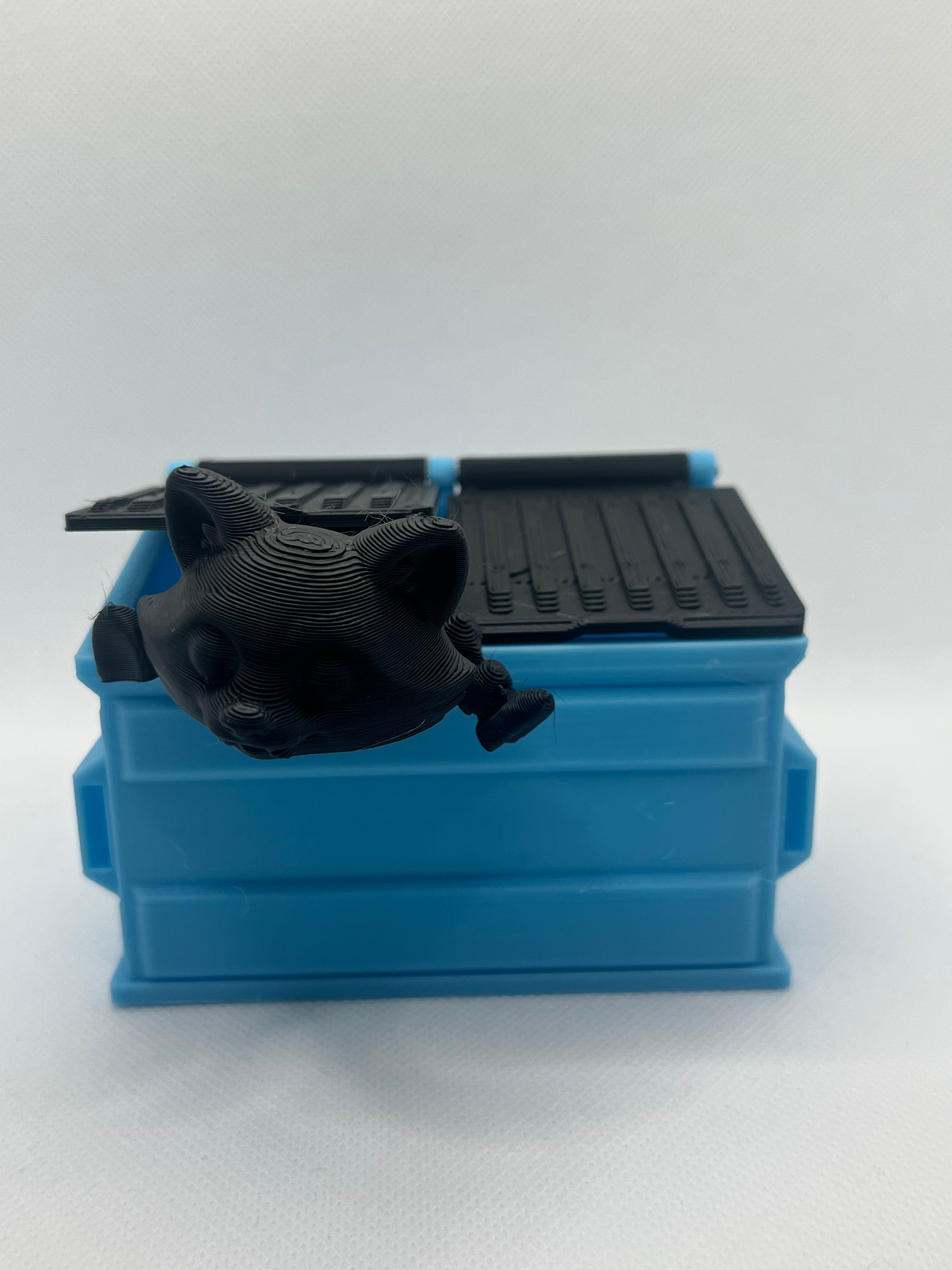 Glow Dumpster & Articulated Raccoon Set